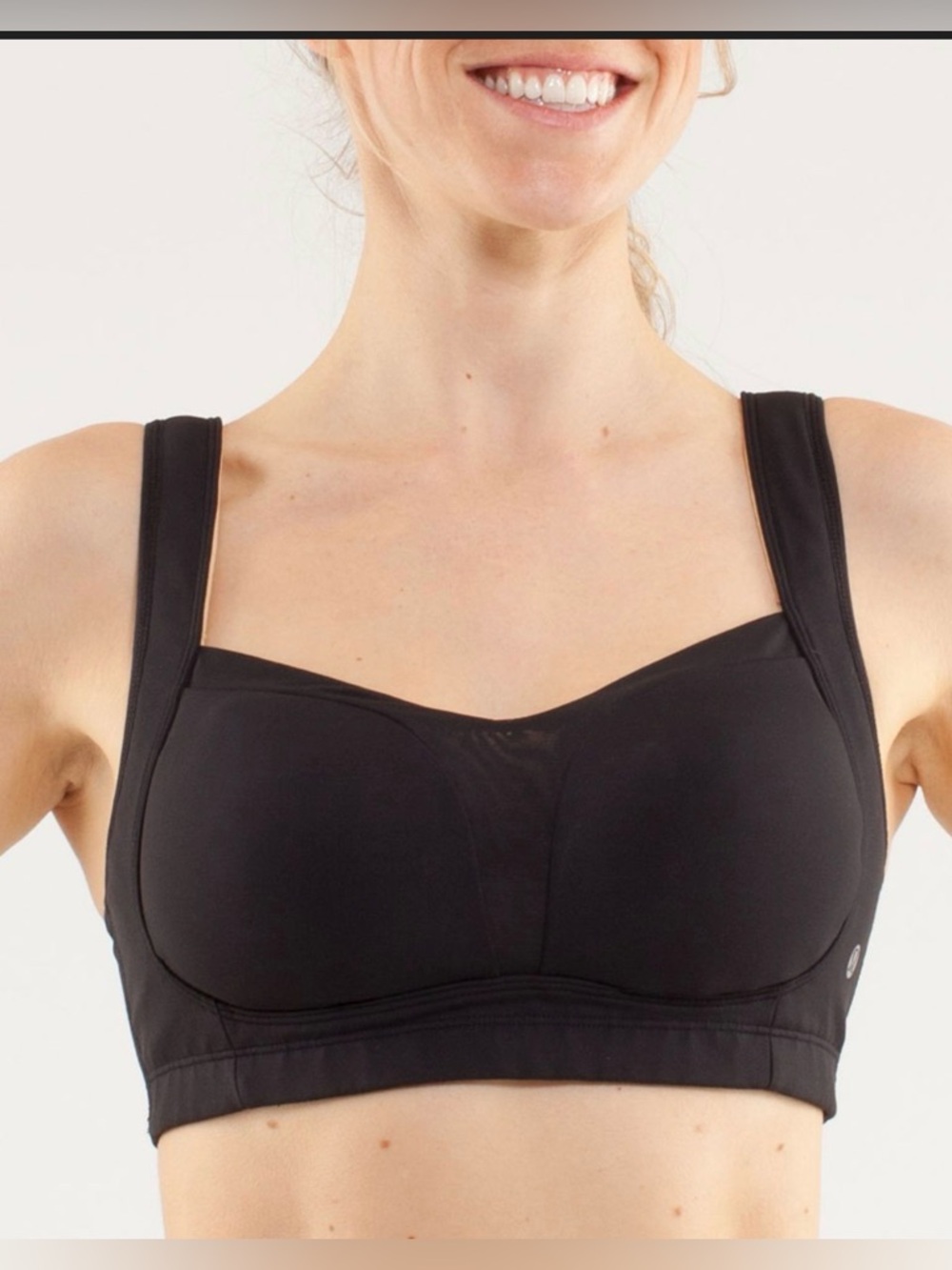 Lululemon Ta Ta Tamer Black Sports Bra , 32D
